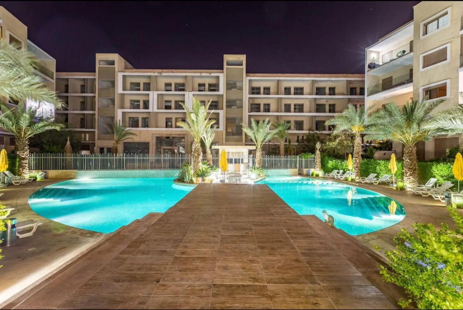 Appartement Luxueux Avec Piscine 10 Minutes Du Centre Ville Marrakesh Exterior foto